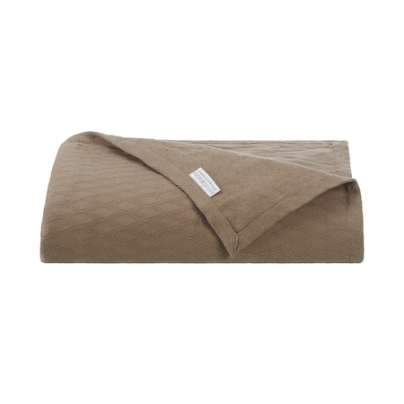 Monarch Brands Aston & Arden Tencel Throw Blanket - Taupe P-THROW-TNC-TP